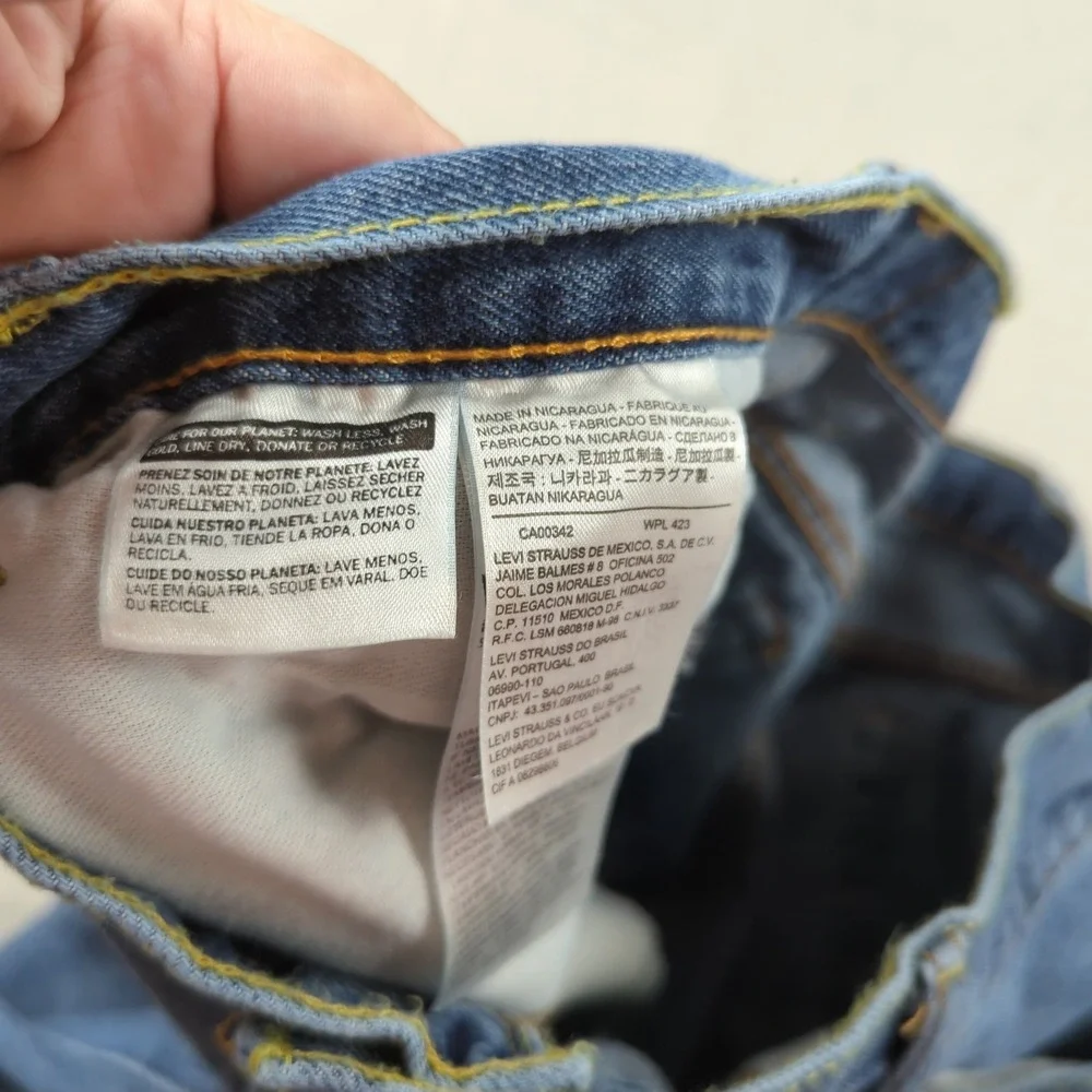 Levis Jeans Mens 42x30 Blue 517‎ Boot Cut Western Cowboy Casual American Classic